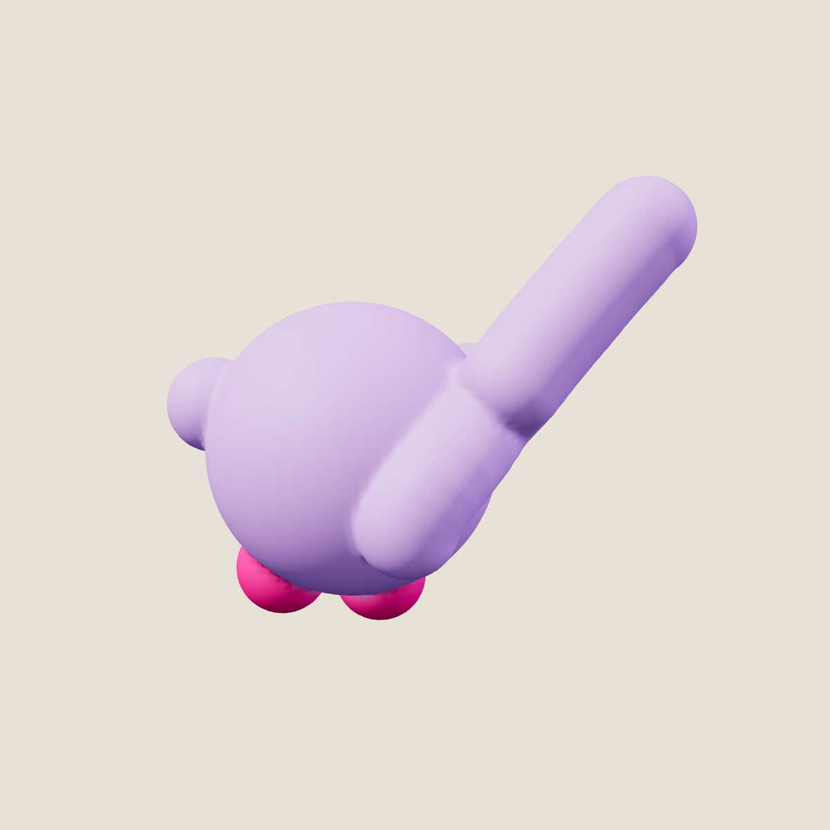 KIRBY, sculpt by oh wait that was the title box